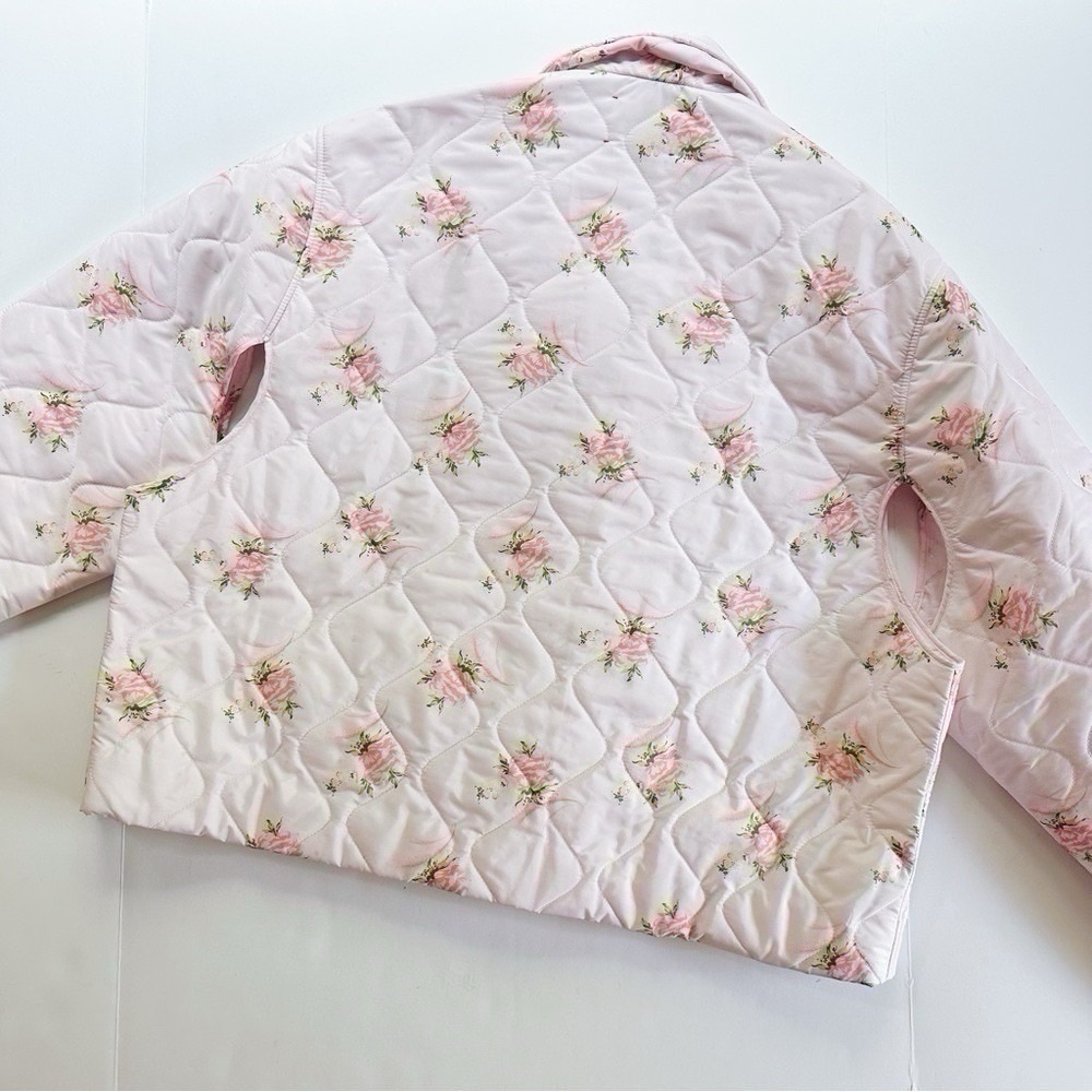 Rentrayage Melba Roses Floral Quilted Bomber Jacket - Picture 8 of 12